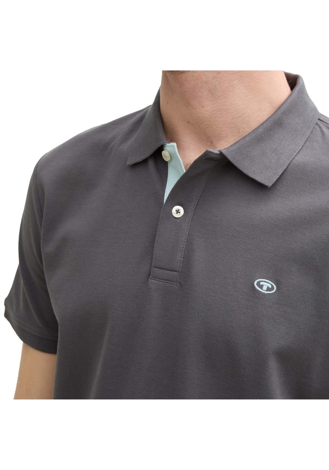 TOM TAILOR Poloshirt »Poloshirt Basic Polo With Contrast 1er Pack« 1
