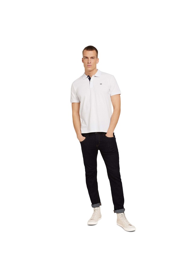 TOM TAILOR Poloshirt »Poloshirt Basic Polo With Contrast 1er Pack« 1