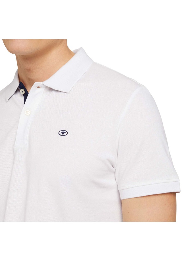 TOM TAILOR Poloshirt »Poloshirt Basic Polo With Contrast 1er Pack« 1