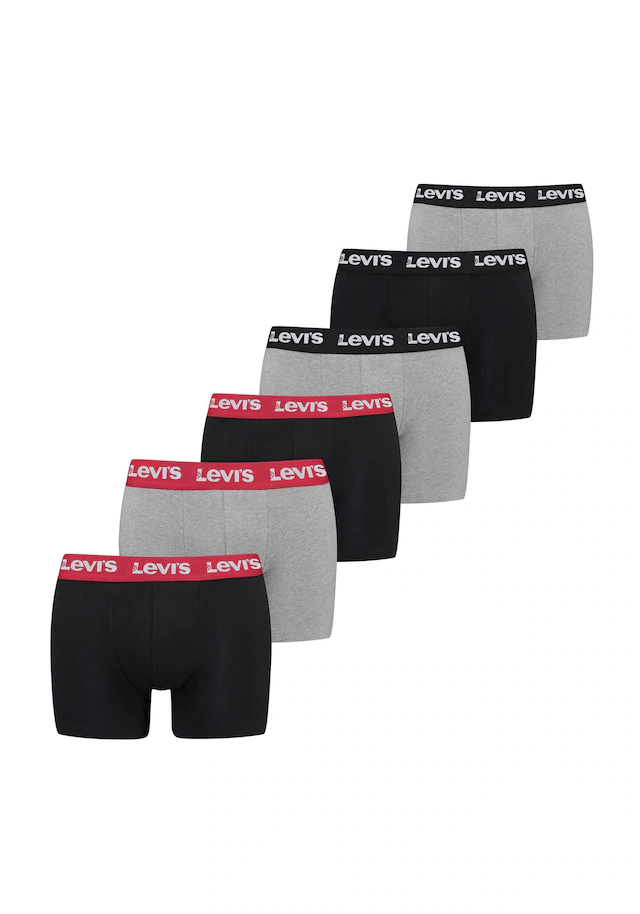 Levi's® Boxershorts »Boxershort Repeat Logo Boxer Brief 6P ECOM 6er Pack«