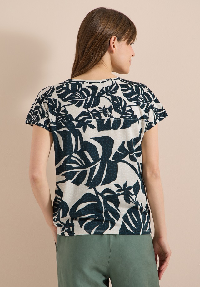 Cecil T-Shirt im angenehmen Materialmix