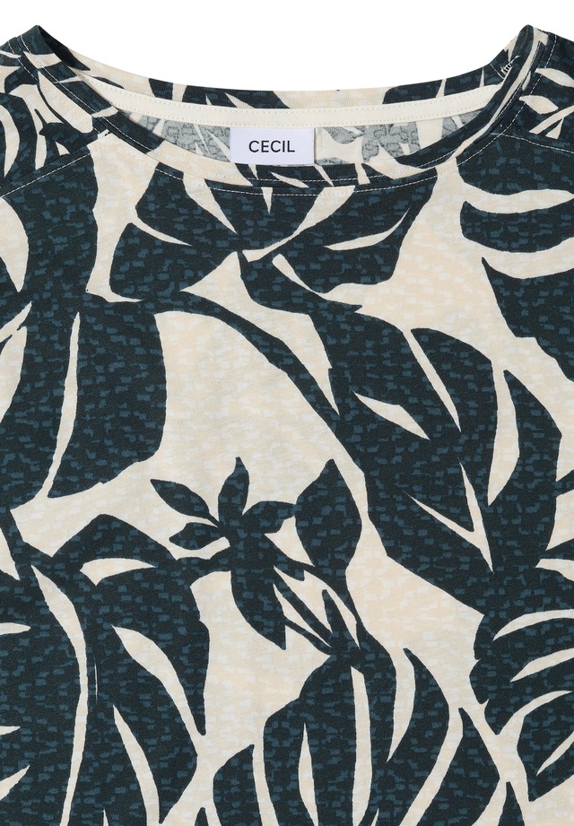 Cecil T-Shirt im angenehmen Materialmix