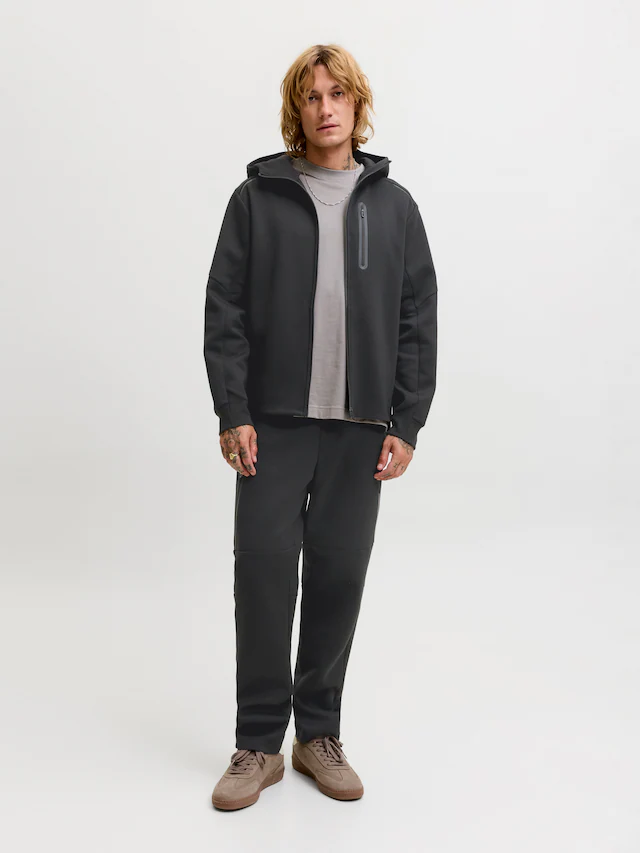 Jack & Jones Sweathose »JPSTGORDON FUSION UNC SWEAT PANTS SN« Materialmix, regular fit
