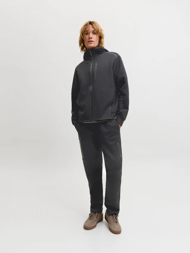 Jack & Jones Sweathose »JPSTGORDON FUSION UNC SWEAT PANTS SN« Materialmix, regular fit