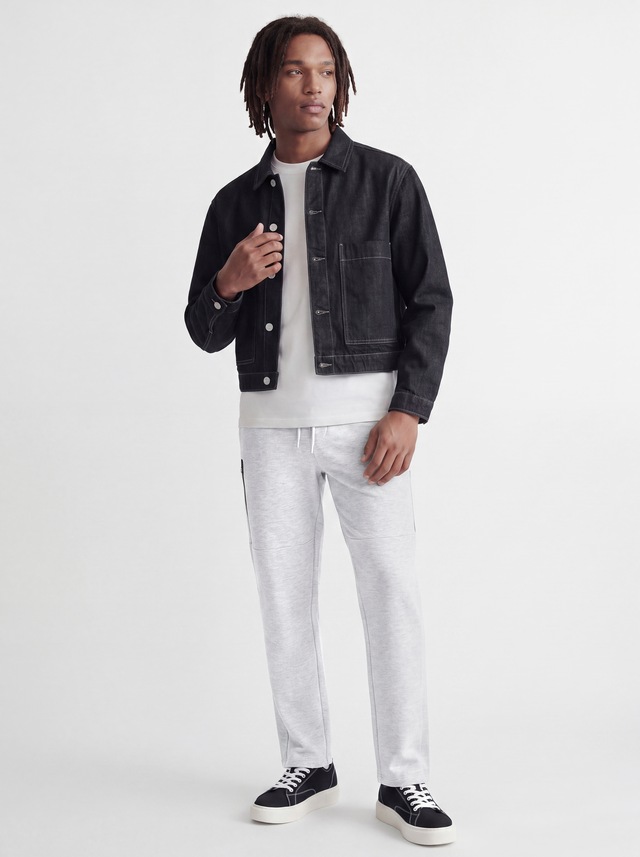 Jack & Jones Sweathose »JPSTGORDON FUSION UNC SWEAT PANTS SN« Materialmix, regular fit