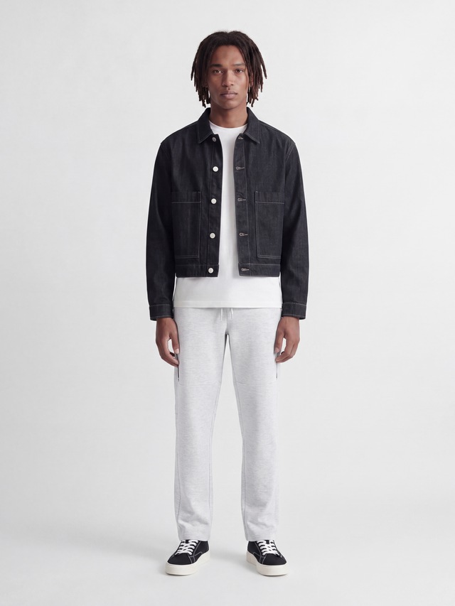 Jack & Jones Sweathose »JPSTGORDON FUSION UNC SWEAT PANTS SN« Materialmix, regular fit
