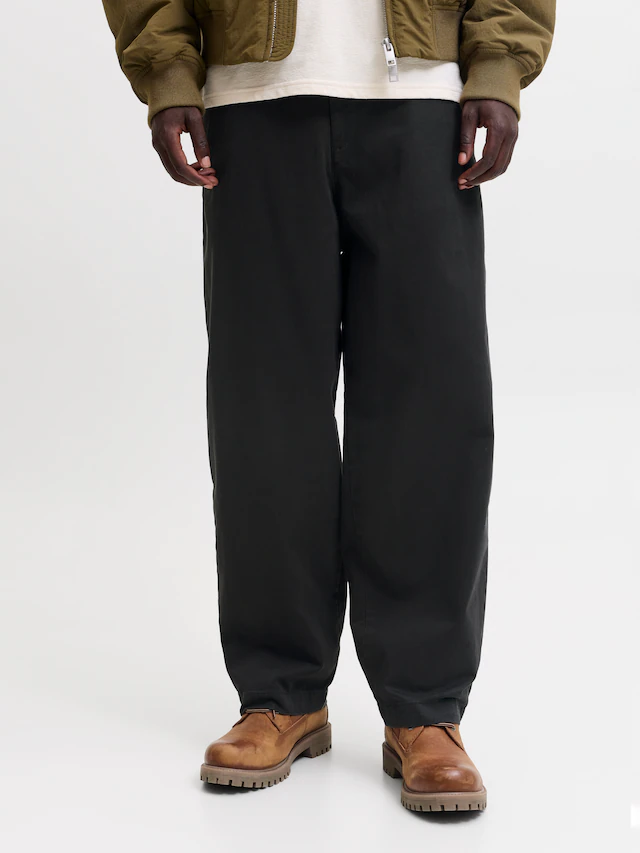 Jack & Jones Schlupfhose »JPSTEVAN ELVARO JOGGER SN« Baumwolle, barrel fit