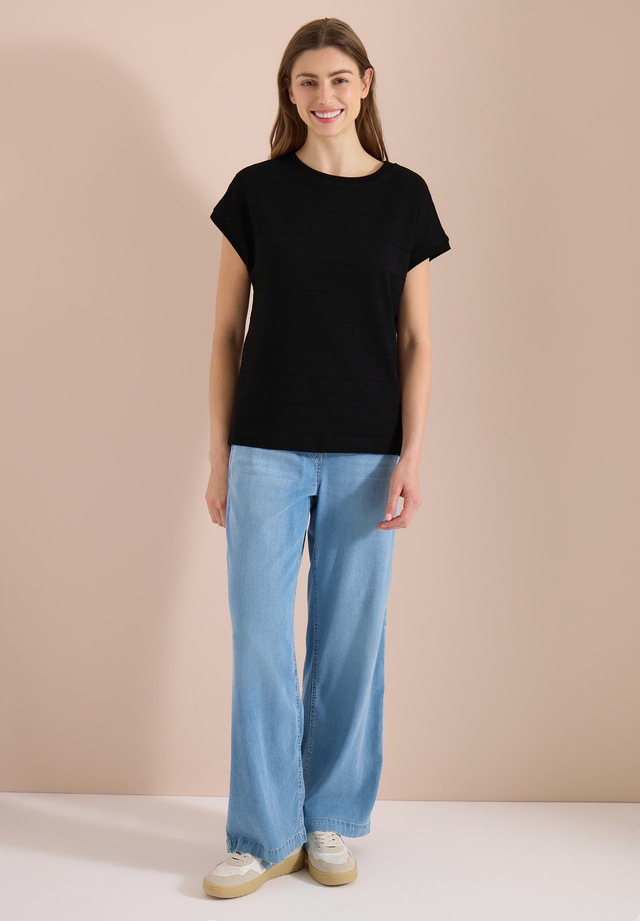 Cecil T-Shirt aus Baumwolle mit Stretchante