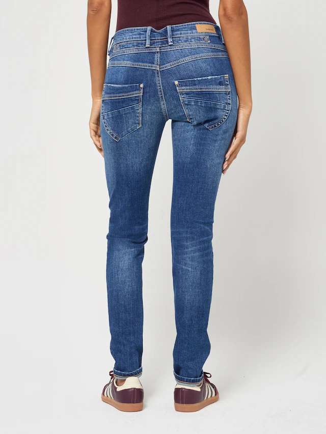 GANG Skinny-fit-Jeans »94MEDINA« mit stylischer halb offener Knopfleiste