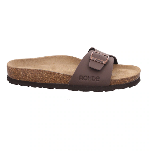 Rohde Pantolette »SUNNYS« Sommerschuh, Schlappen, Urlaubsschuh, Strandschuh mit Fußbett