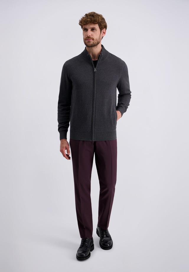 Pierre Cardin Strickjacke »Pierre Cardin Strickjacke« mit durchgehendem Reißverschluss