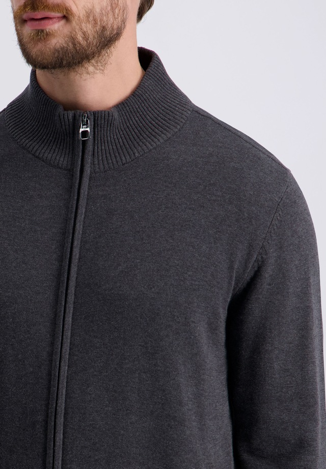 Pierre Cardin Strickjacke »Pierre Cardin Strickjacke« mit durchgehendem Reißverschluss