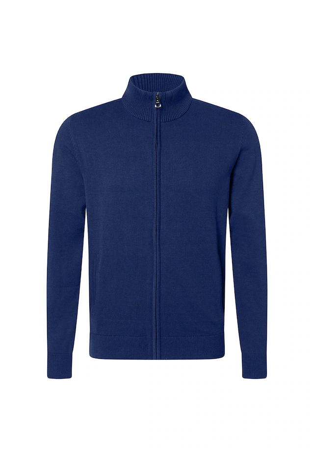 Pierre Cardin Strickjacke »Pierre Cardin Strickjacke« mit durchgehendem Reißverschluss