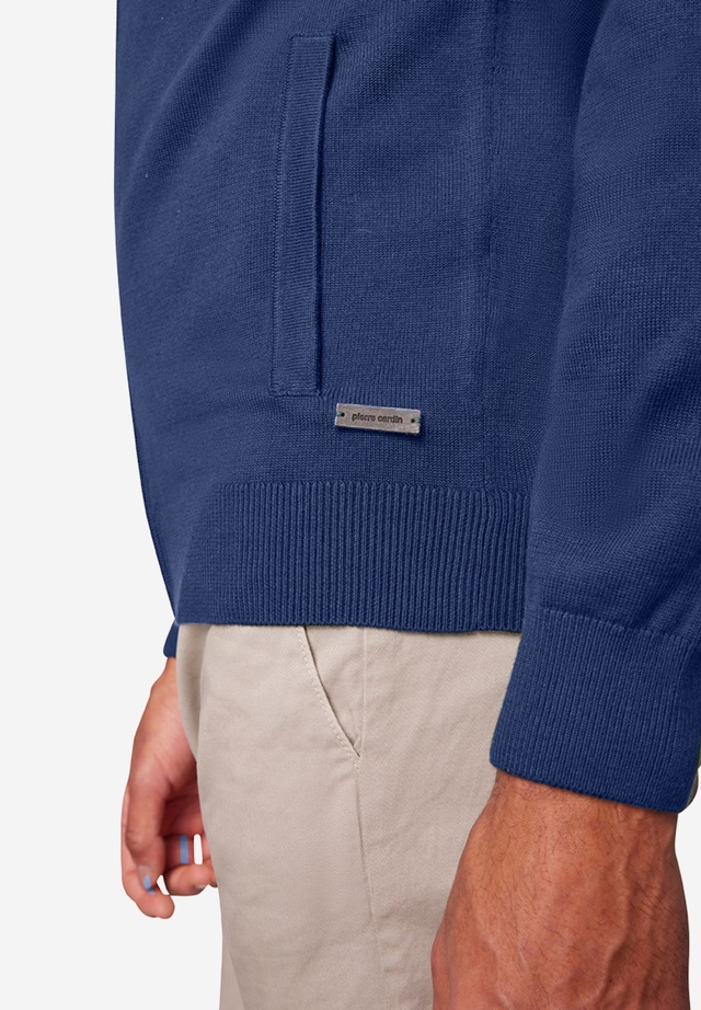 Pierre Cardin Strickjacke »Pierre Cardin Strickjacke« mit durchgehendem Reißverschluss
