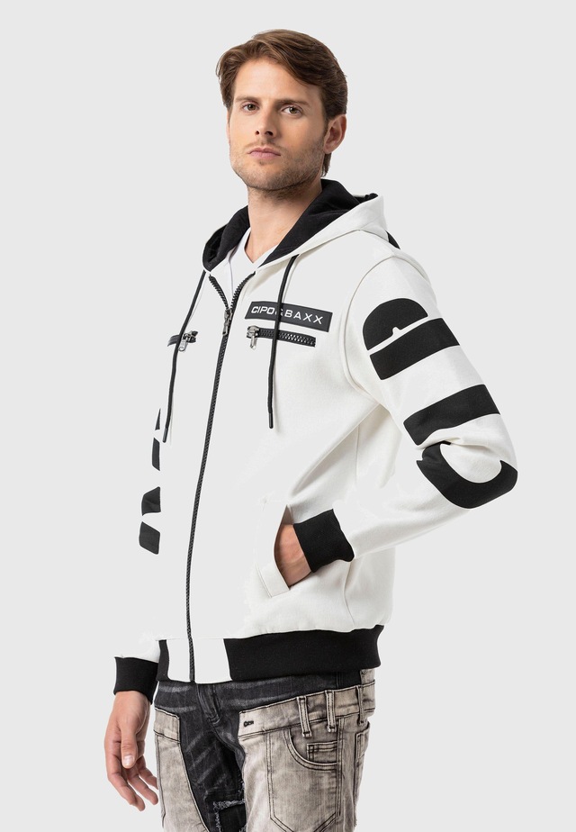 Cipo & Baxx Strickjacke »Sweatjacken« 1 mit Ärmel- und Rückenprint