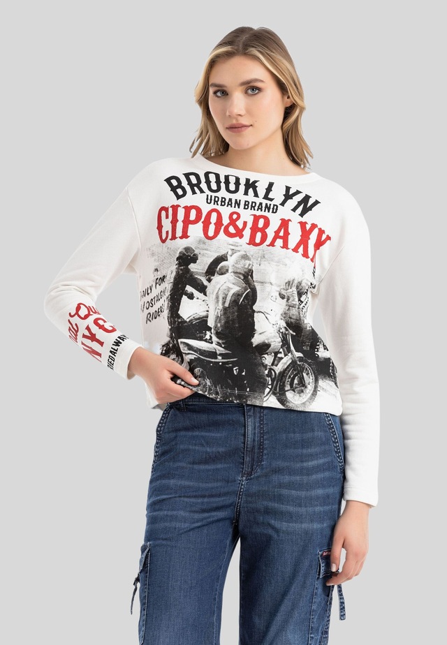 Cipo & Baxx T-Shirt »Cipo & Baxx Sweatshirts LONG SLEEVE T-SHIRT« hohem Tragekomfort