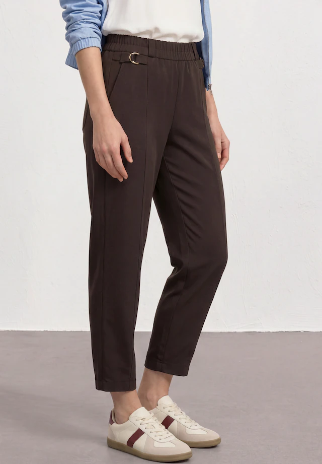 STREET ONE Stoffhose High Waist