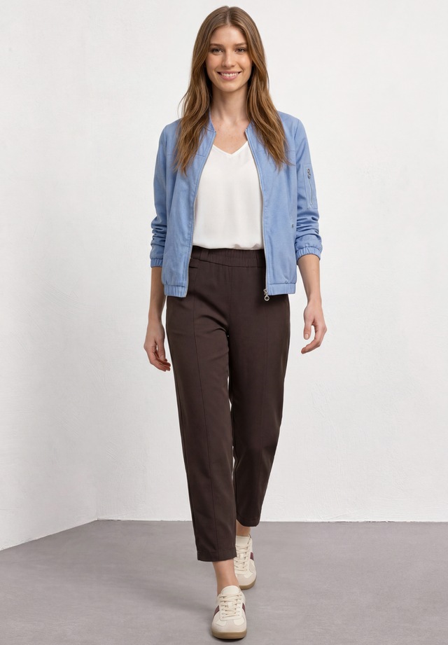 STREET ONE Stoffhose High Waist