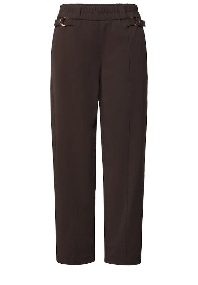 STREET ONE Stoffhose High Waist