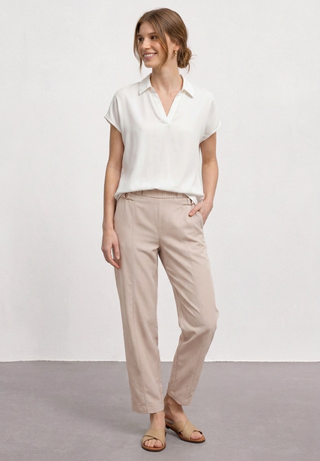 STREET ONE Stoffhose High Waist