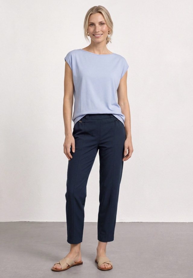 STREET ONE Stoffhose High Waist