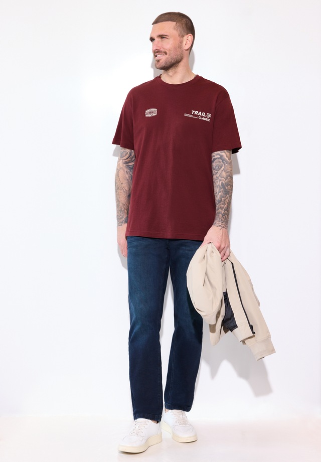 STREET ONE MEN T-Shirt aus reiner Baumwolle