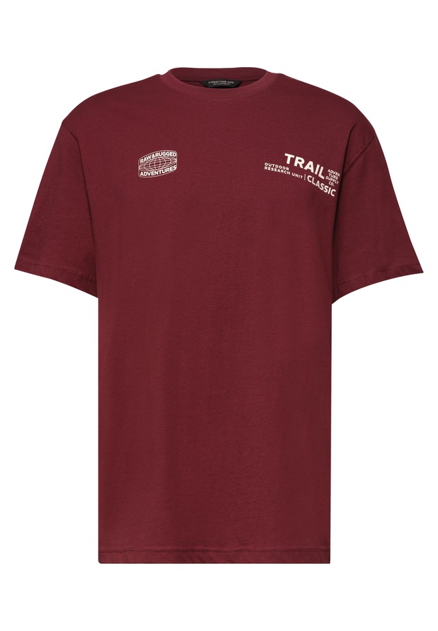STREET ONE MEN T-Shirt aus reiner Baumwolle