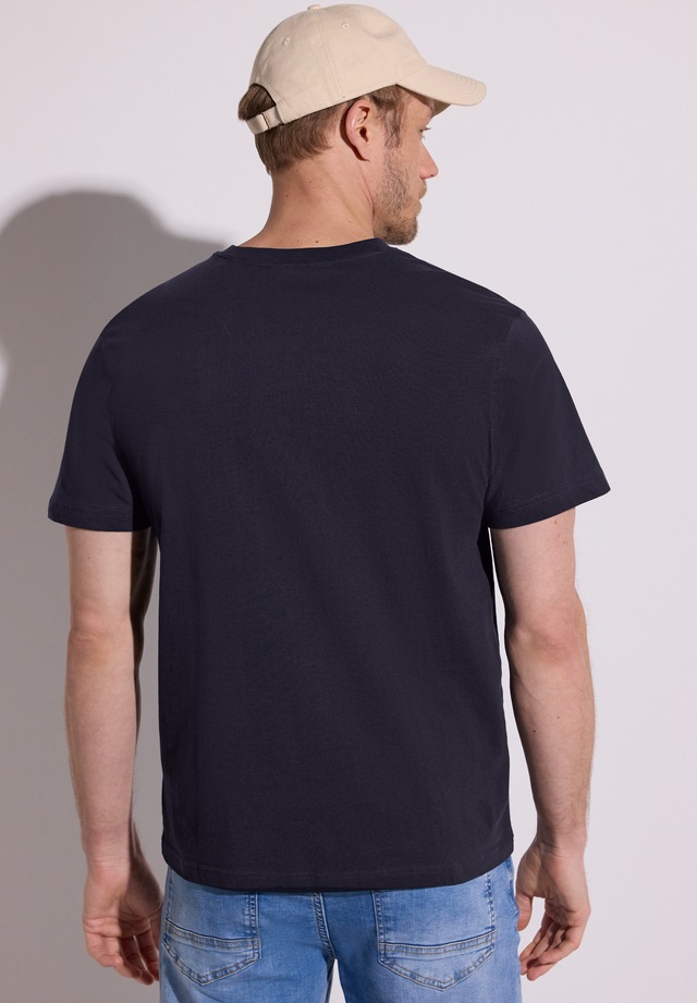 STREET ONE MEN T-Shirt aus reiner Baumwolle