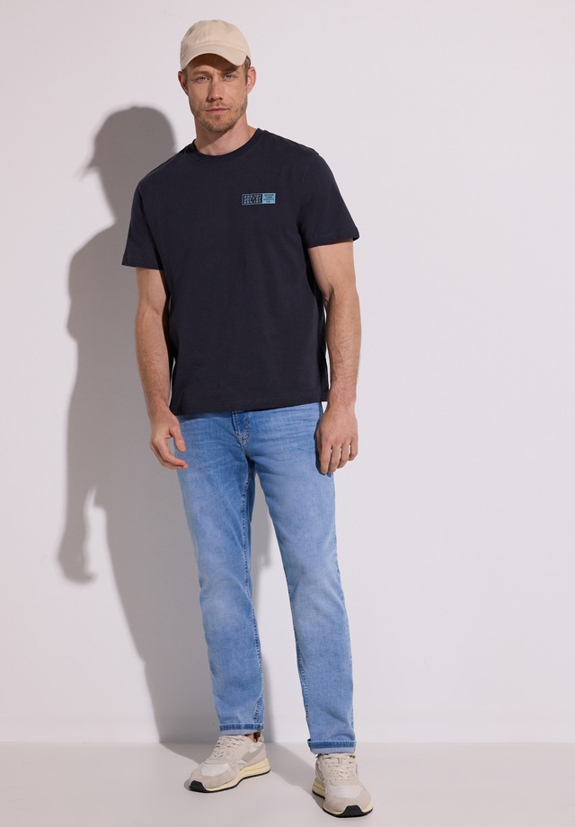 STREET ONE MEN T-Shirt aus reiner Baumwolle