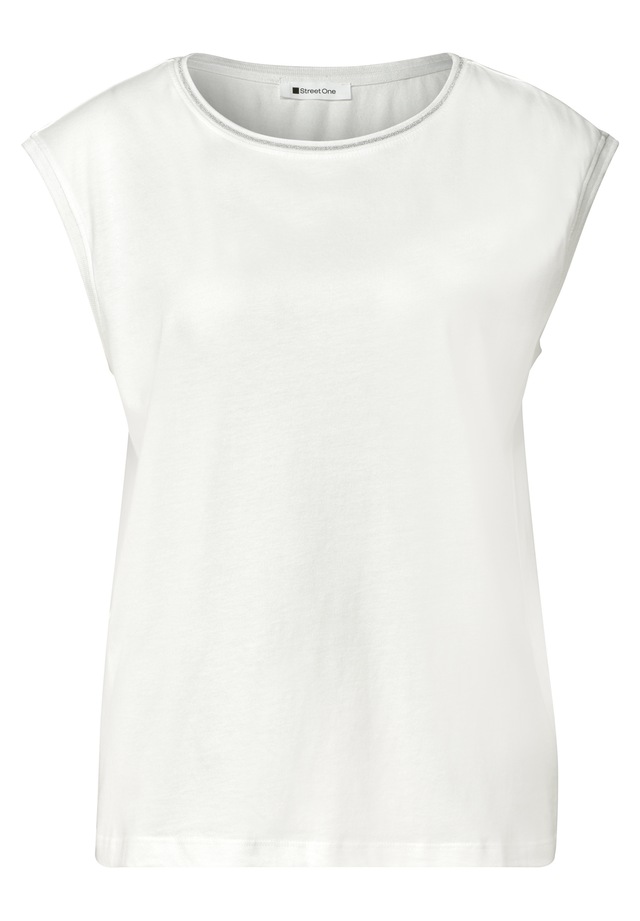 STREET ONE T-Shirt in Unifarbe