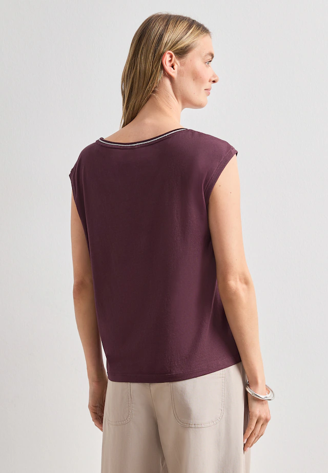 STREET ONE T-Shirt in Unifarbe