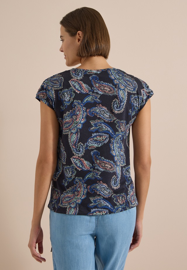 Cecil T-Shirt mit gerafften Ärmeln