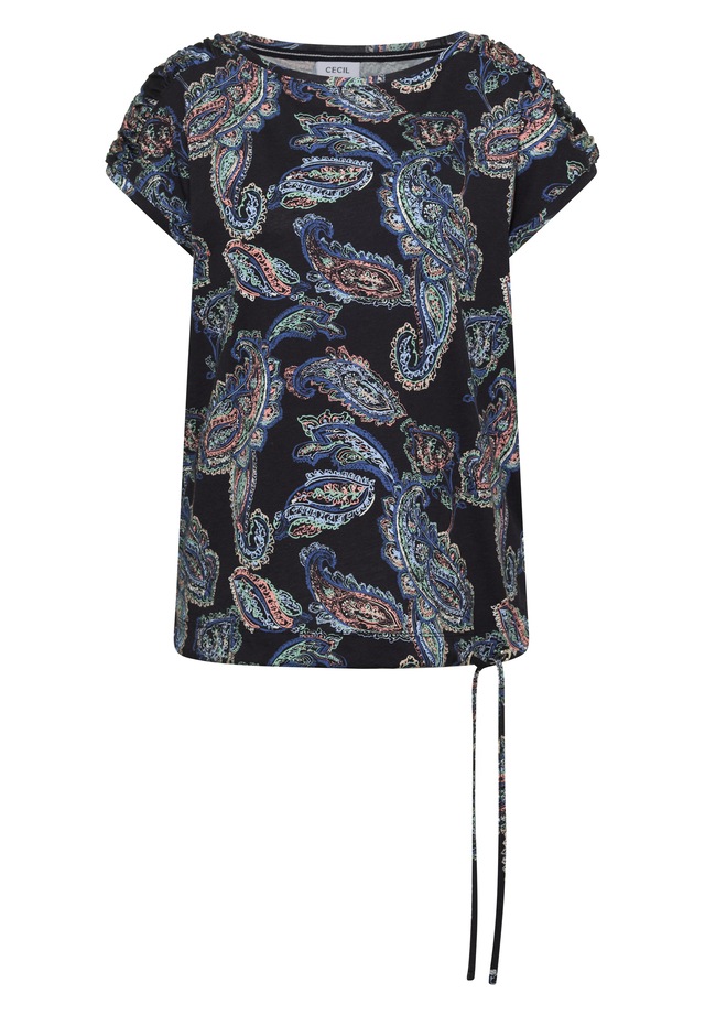 Cecil T-Shirt mit gerafften Ärmeln