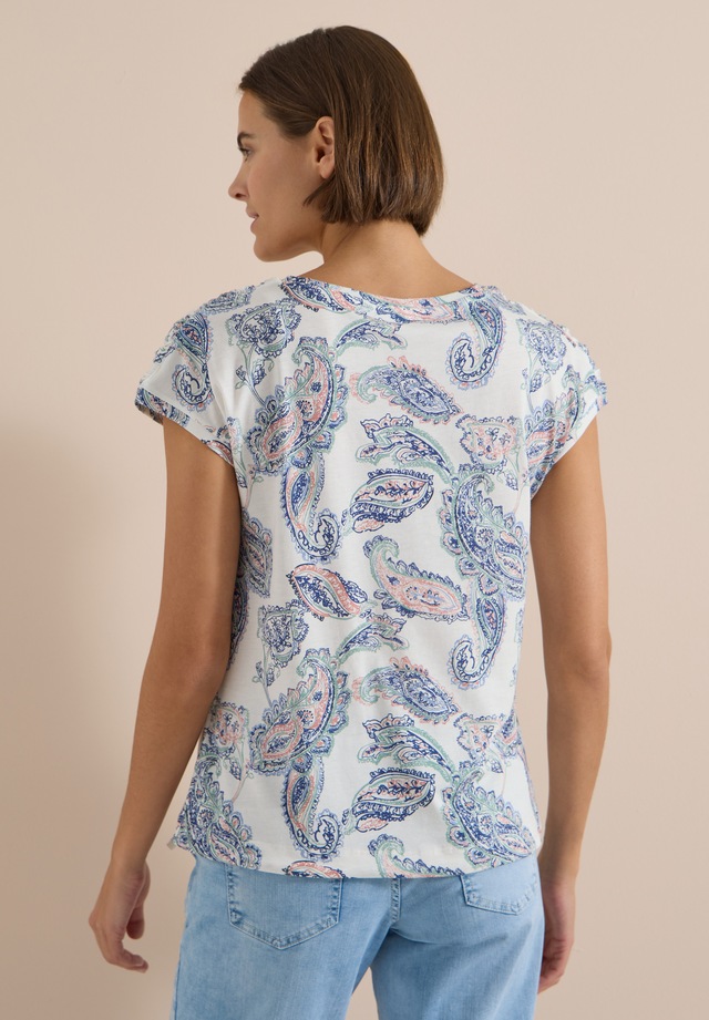 Cecil T-Shirt mit gerafften Ärmeln