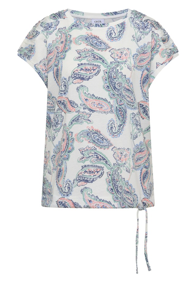 Cecil T-Shirt mit gerafften Ärmeln