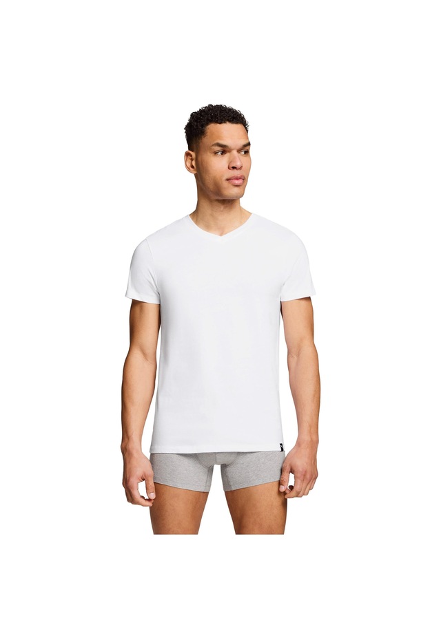 PUMA T-Shirt »T-Shirt V-Neck Tee 4P 4er Pack« 4 Stk.