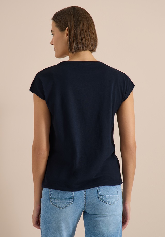 Cecil T-Shirt mit U-Boot-Ausschnitt
