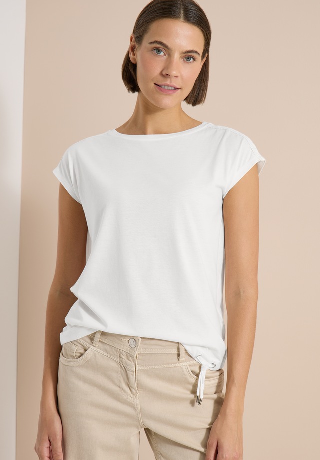 Cecil T-Shirt mit U-Boot-Ausschnitt