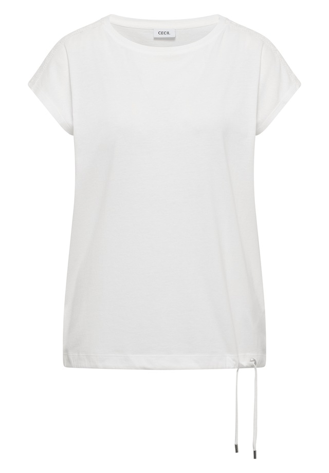 Cecil T-Shirt mit U-Boot-Ausschnitt