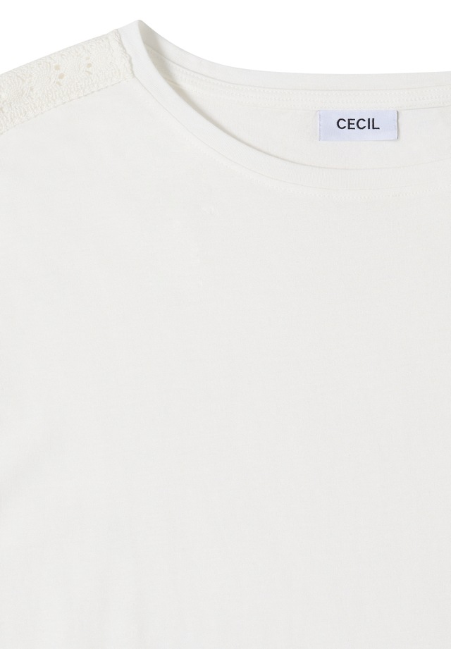 Cecil T-Shirt mit U-Boot-Ausschnitt