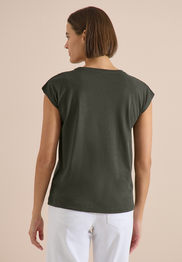 Cecil T-Shirt mit U-Boot-Ausschnitt