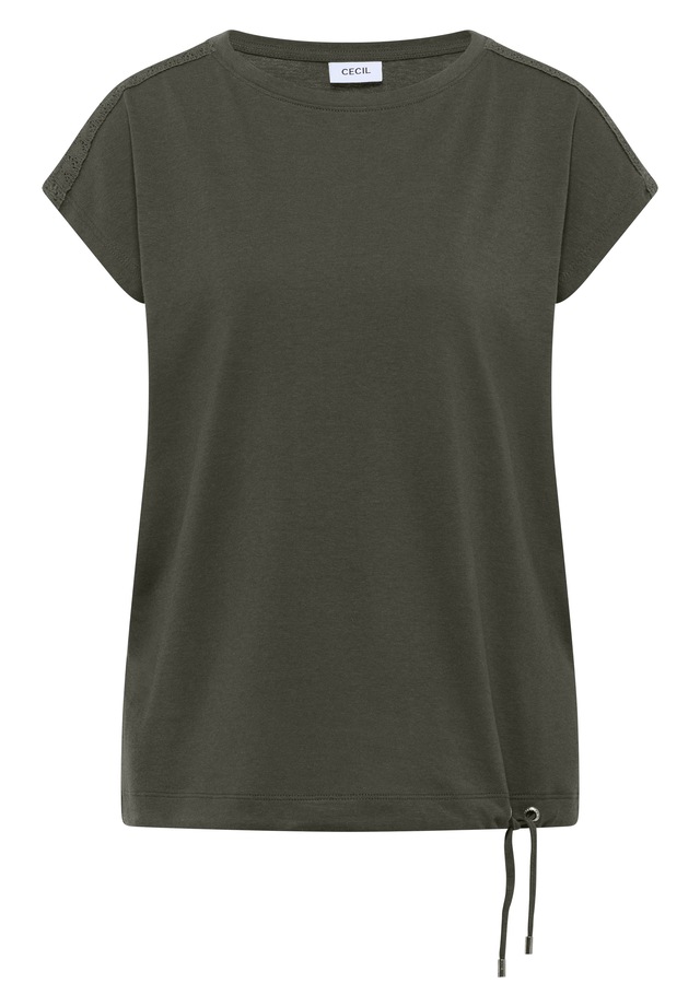 Cecil T-Shirt mit U-Boot-Ausschnitt