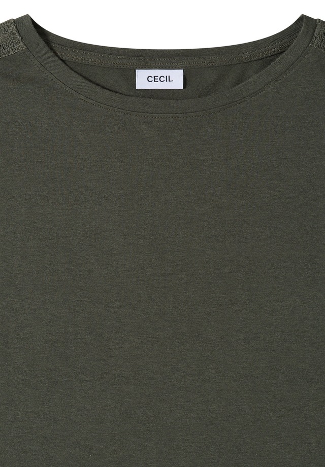 Cecil T-Shirt mit U-Boot-Ausschnitt