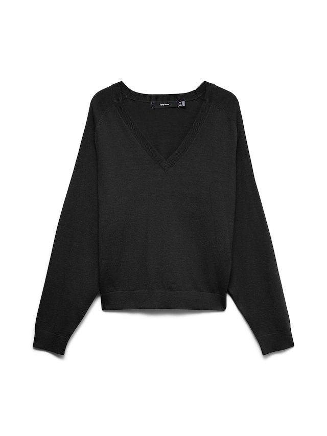 Vero Moda Strickpullover »VMHOLLY KARIS LS V-NECK PULLOVER BOO« Viskosemischung