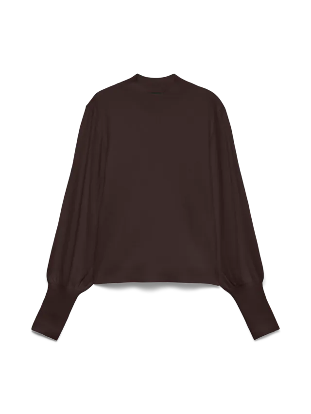 Vero Moda Strickpullover »VMHOLLYKARIS LS FUNNELNECK PULLOVER BOO« Viskosemischung
