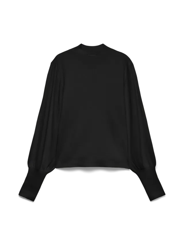 Vero Moda Strickpullover »VMHOLLYKARIS LS FUNNELNECK PULLOVER BOO« Viskosemischung
