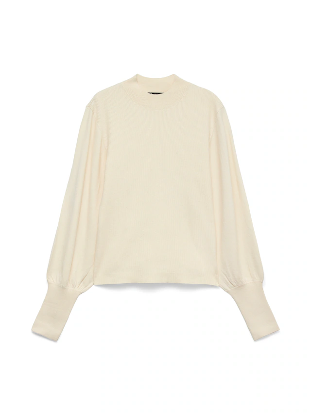 Vero Moda Strickpullover »VMHOLLYKARIS LS FUNNELNECK PULLOVER BOO« Viskosemischung