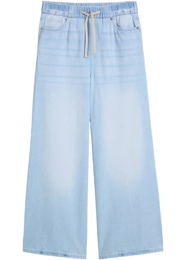 bonprix Weite Jeans mit Bequembund, lockere Passform im Loose Fit