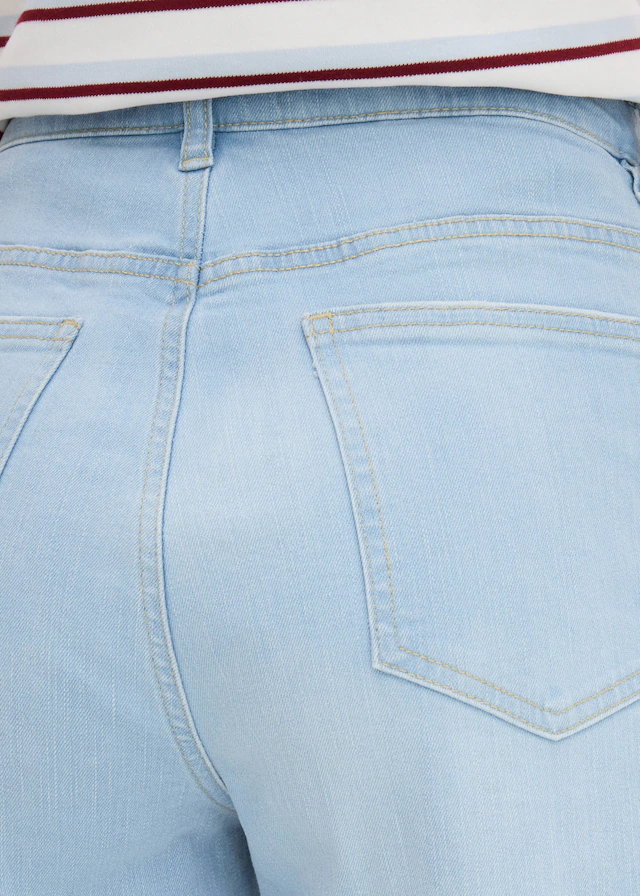 bonprix Loose-fit-Jeans Loose Fit, Barrel Jeans Schnitt, 5-Pocket-Style, mit Elasthan-Anteil