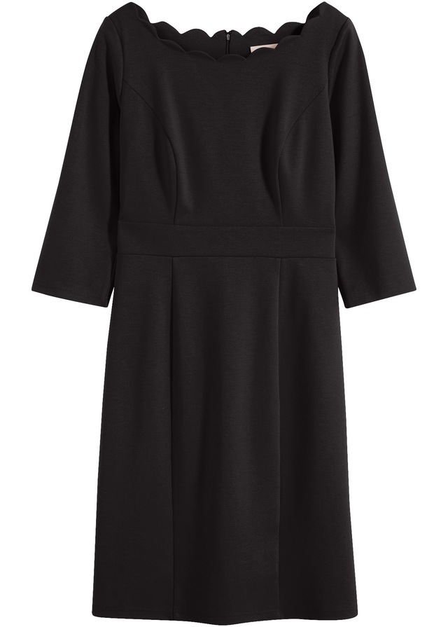 bonprix Etuikleid taillierte Passform, aus Polyester, Viskose und Elasthan